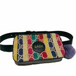 GUCCI MULTICOLOUR LIMITED EDITION GAOK BELT BAG